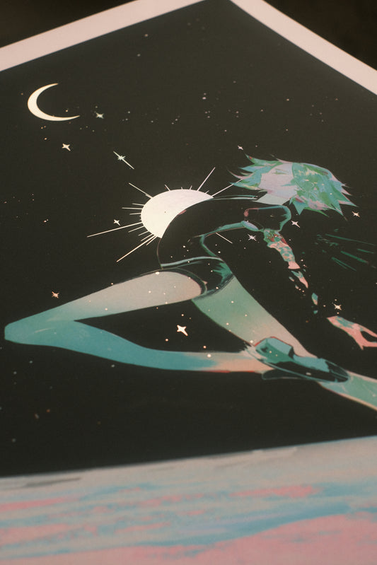 Phosphophyllite - Foiled Print