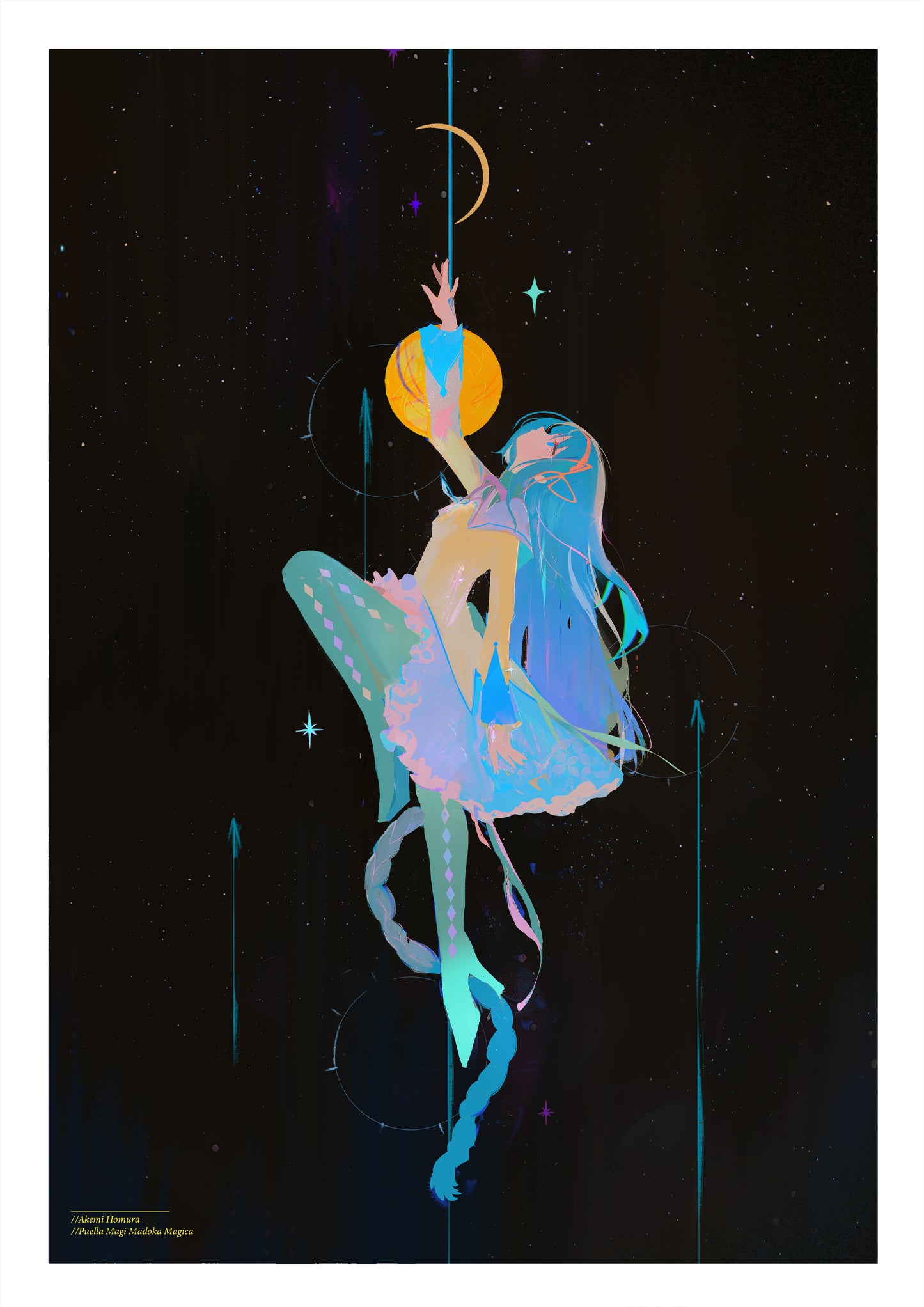 Akemi Homura - Foiled Print