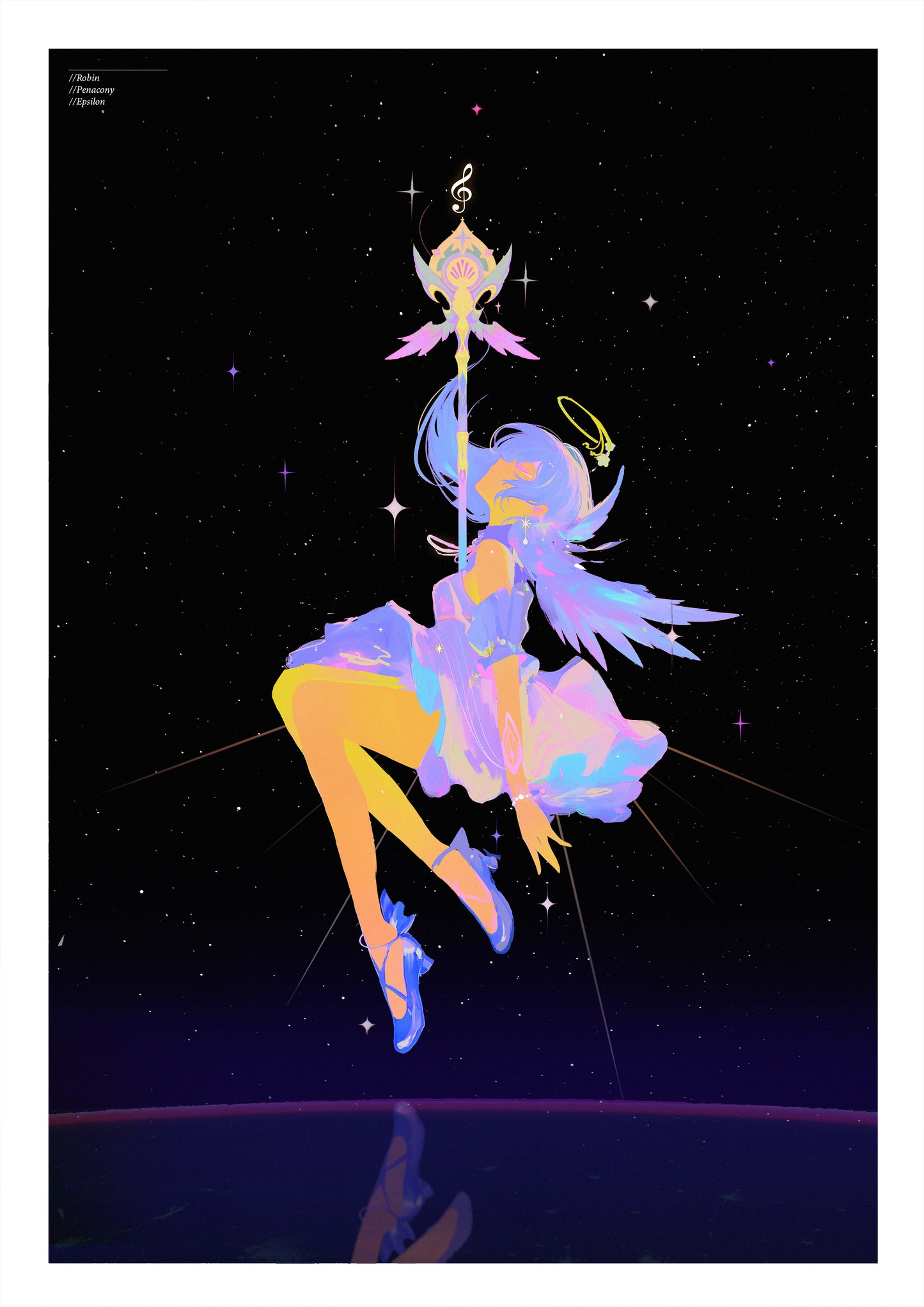 Robin - Foiled Print