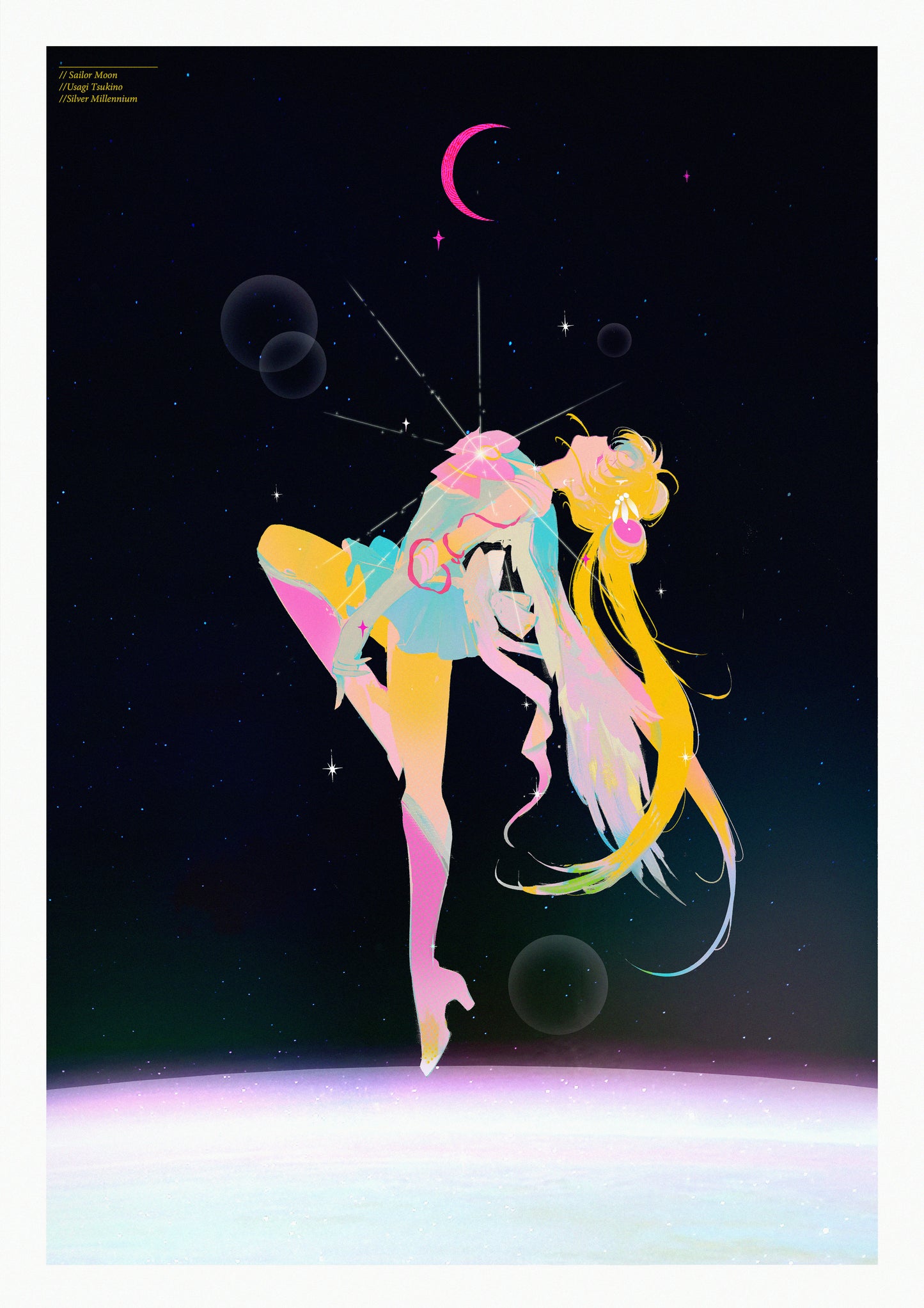 Sailor Moon - Foiled Print