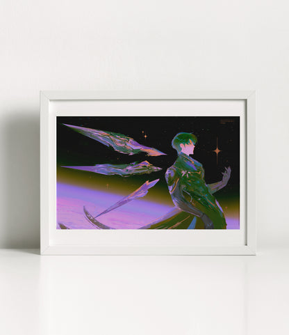 Caleb - Foiled Print