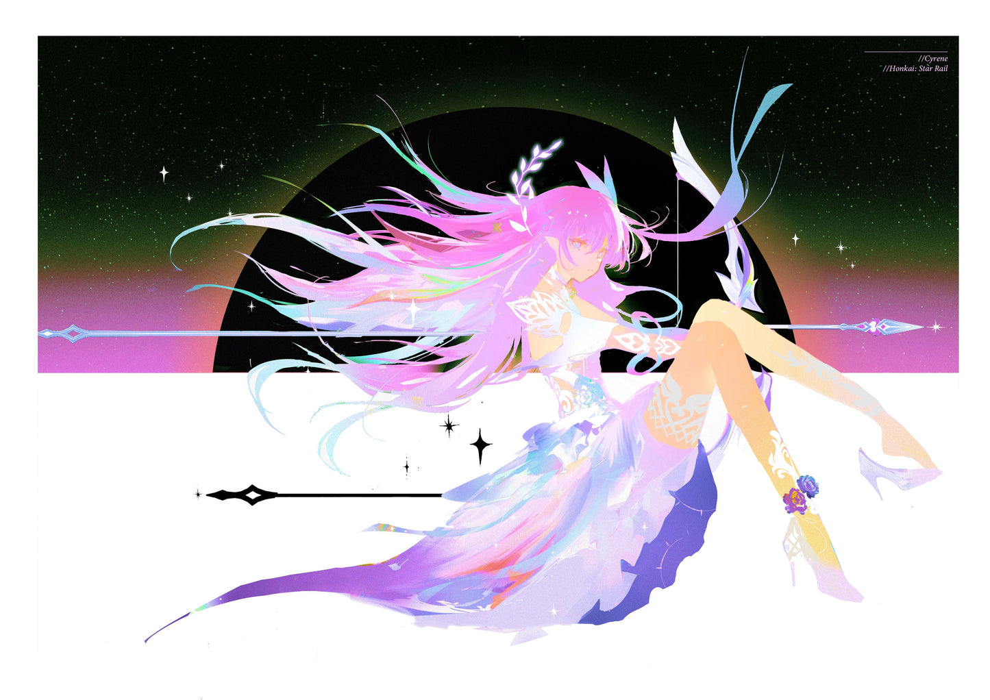 Cyrene - Foiled Print