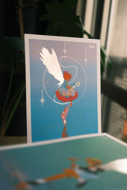 Kinomoto Sakura Platinum - Foiled Print