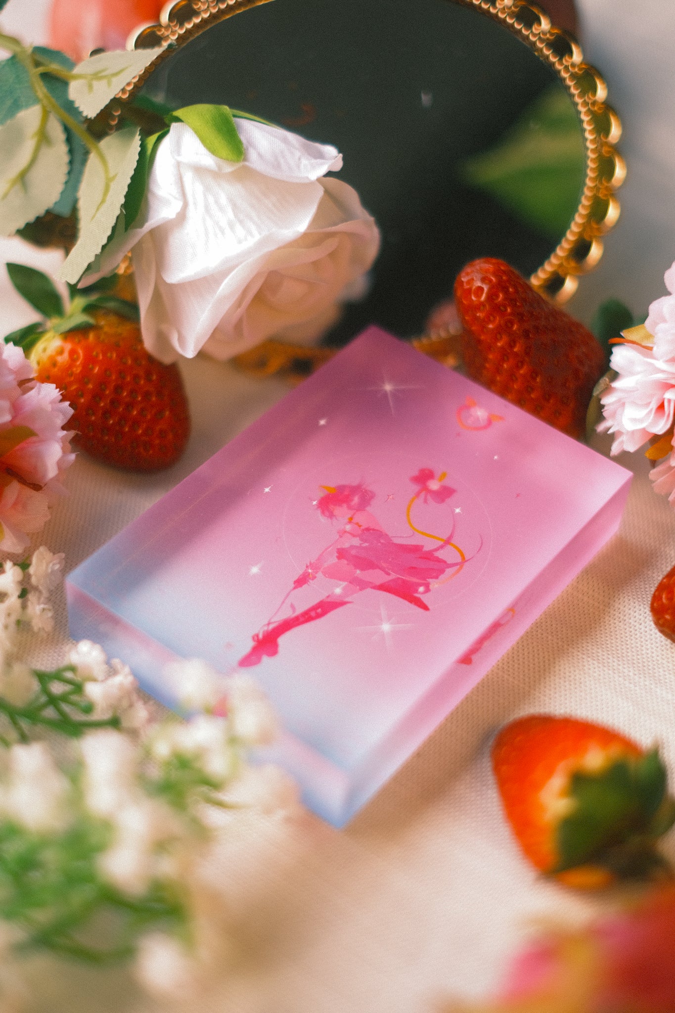 Mew Mew Ichigo - Mini Acrylic Block