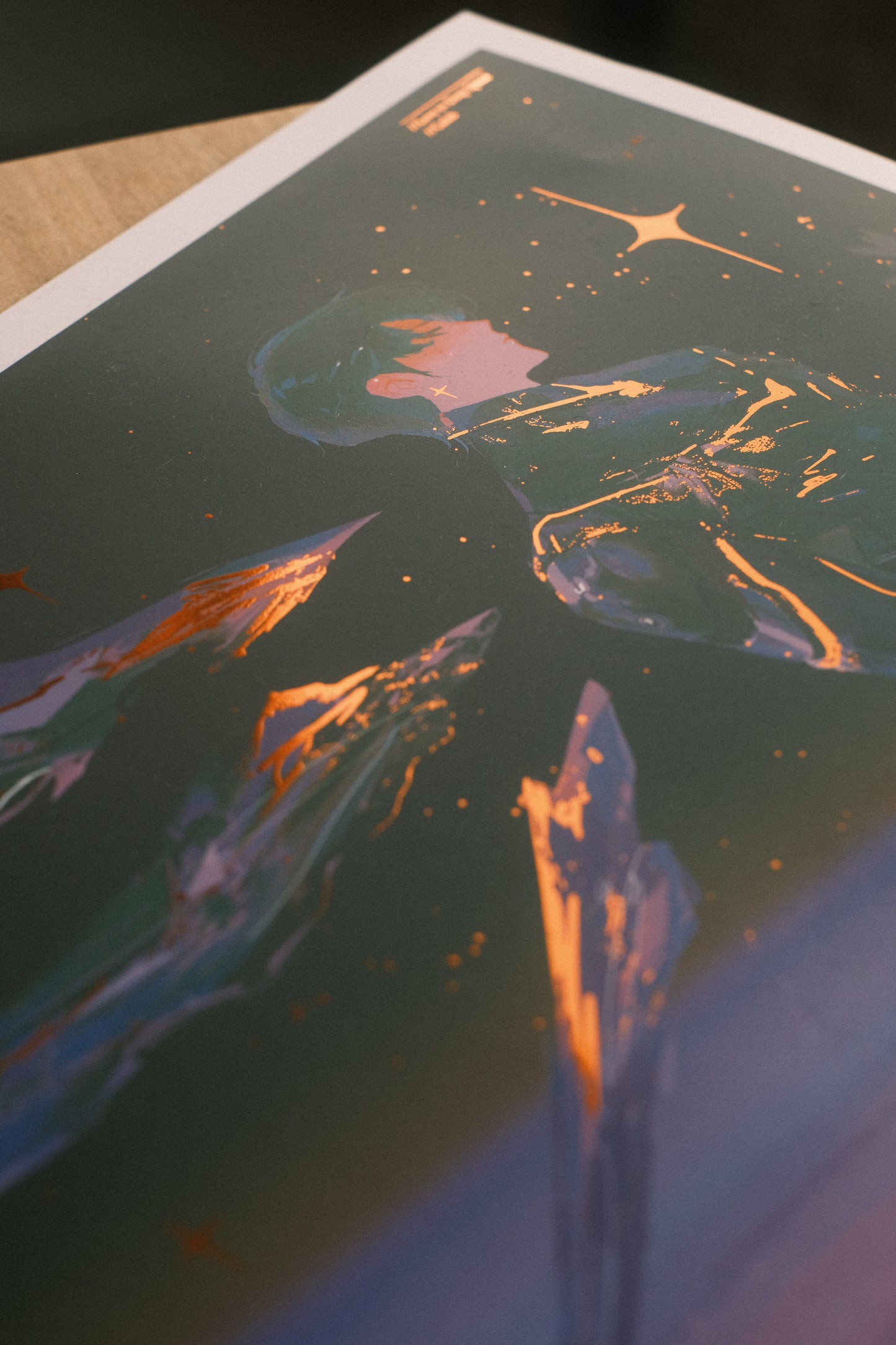 Caleb - Foiled Print