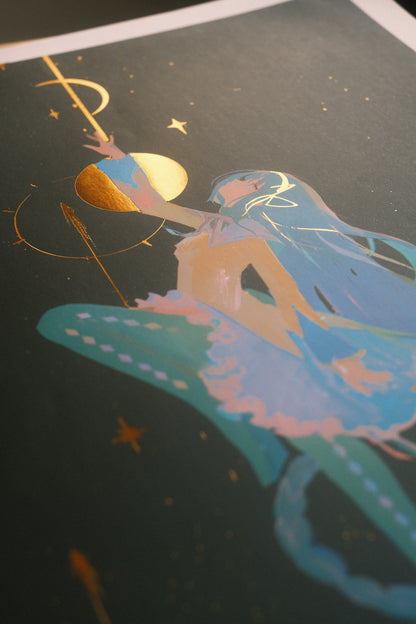 Akemi Homura - Foiled Print