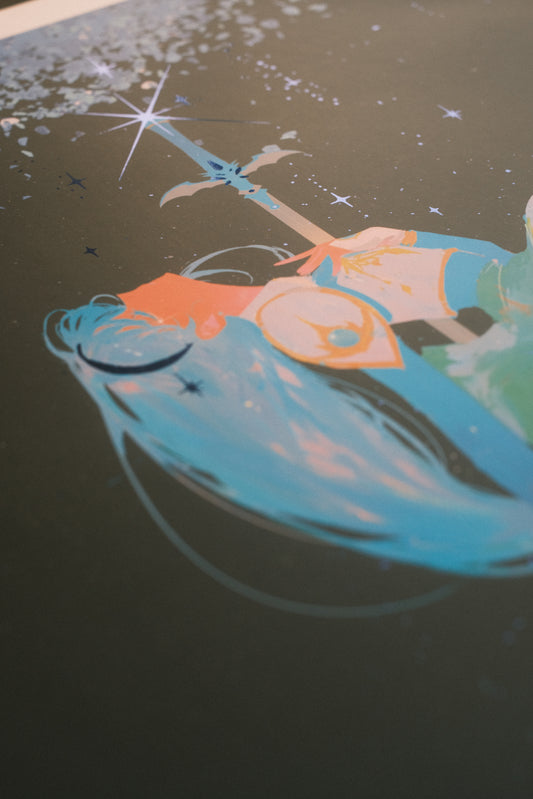 Umi Ryuuzaki - Foiled Print