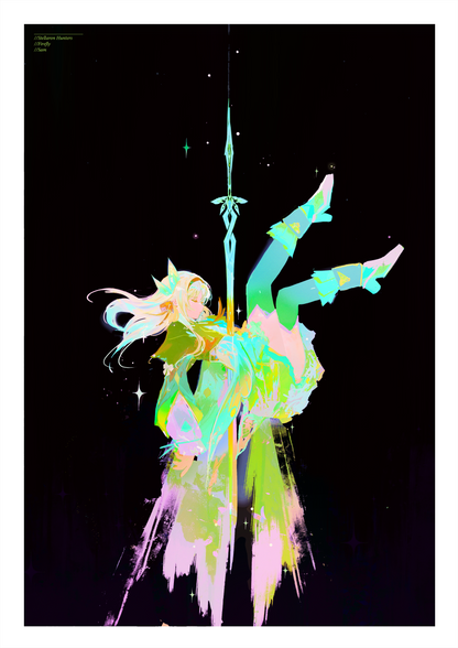 Firefly - Acrylic block