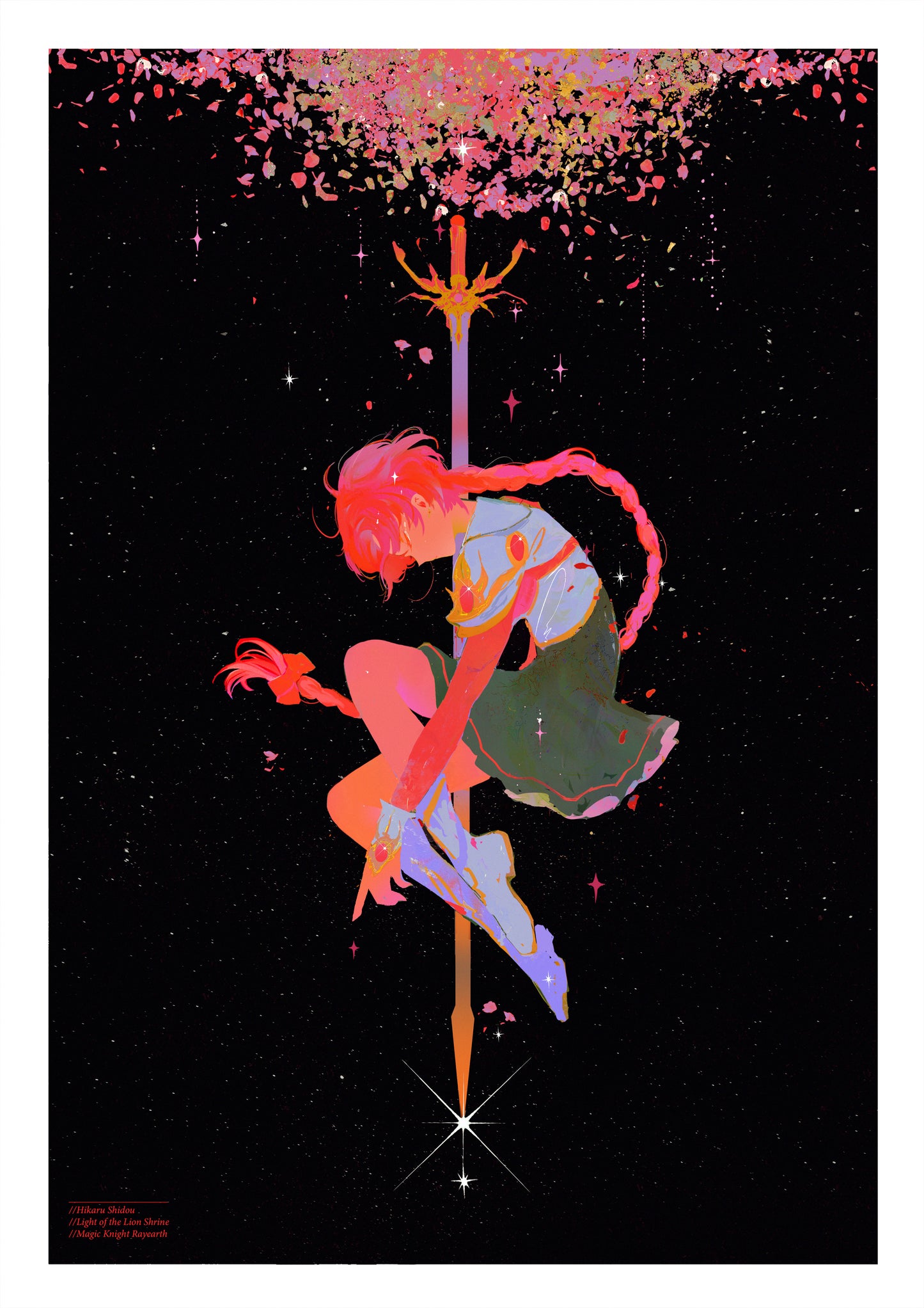 Hikaru Shidou - Foiled Print