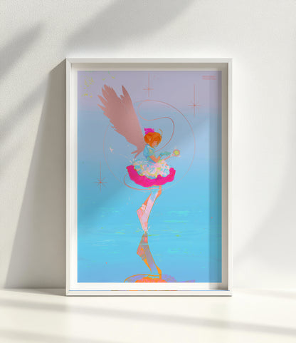 Kinomoto Sakura Platinum - Foiled Print